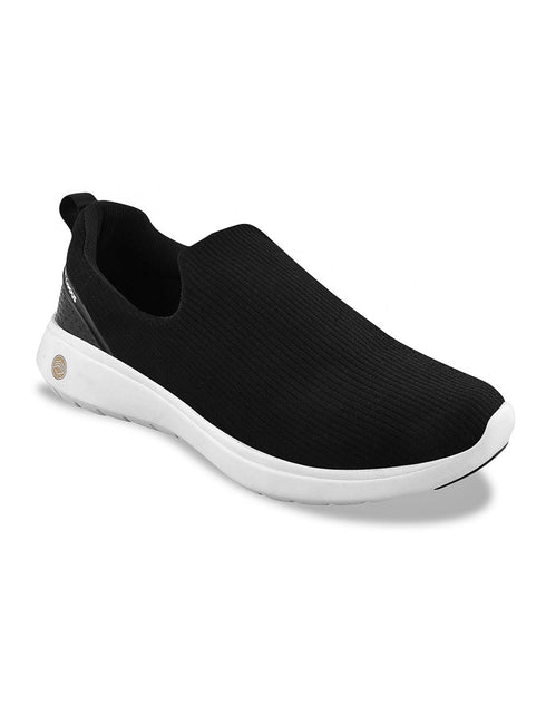 CAMP WAY Black Men's Walking Shoes